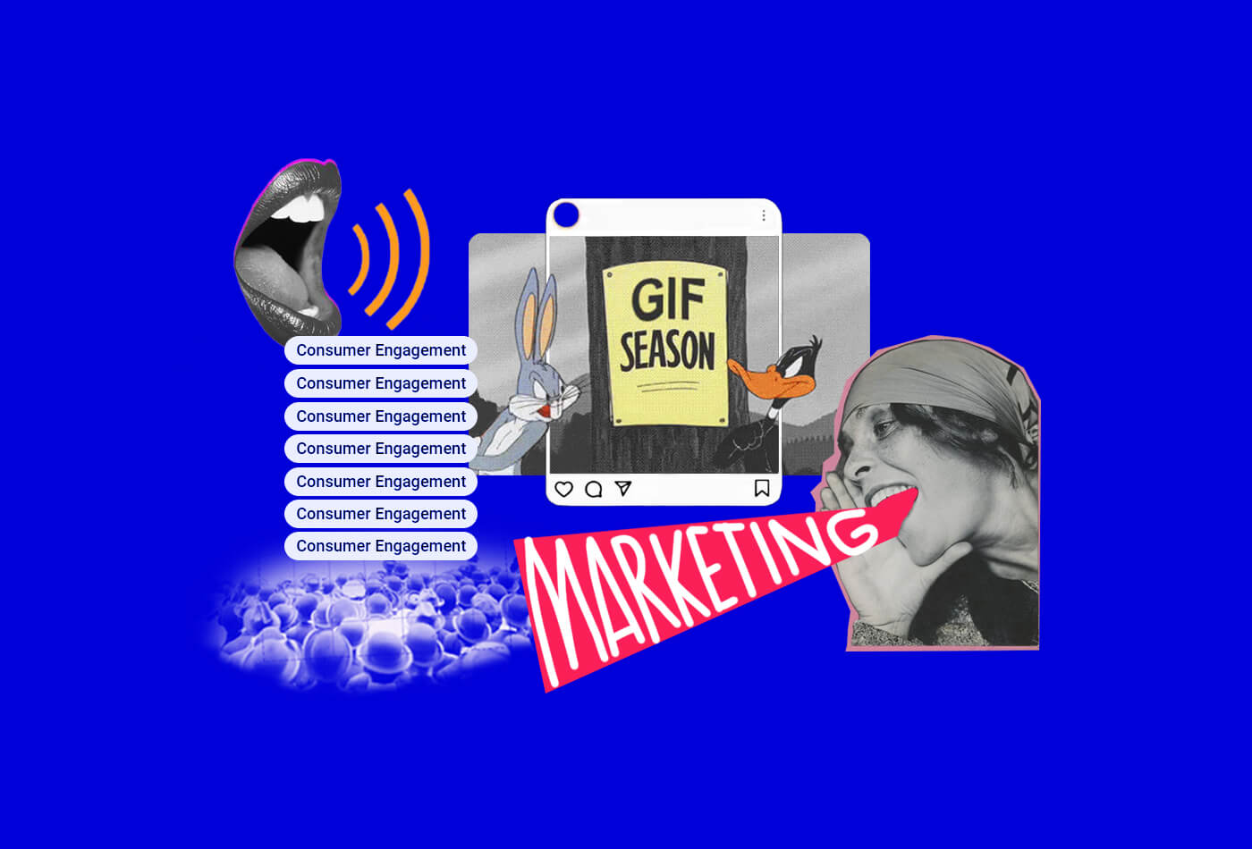 Engage your audience by adding text to GIF online