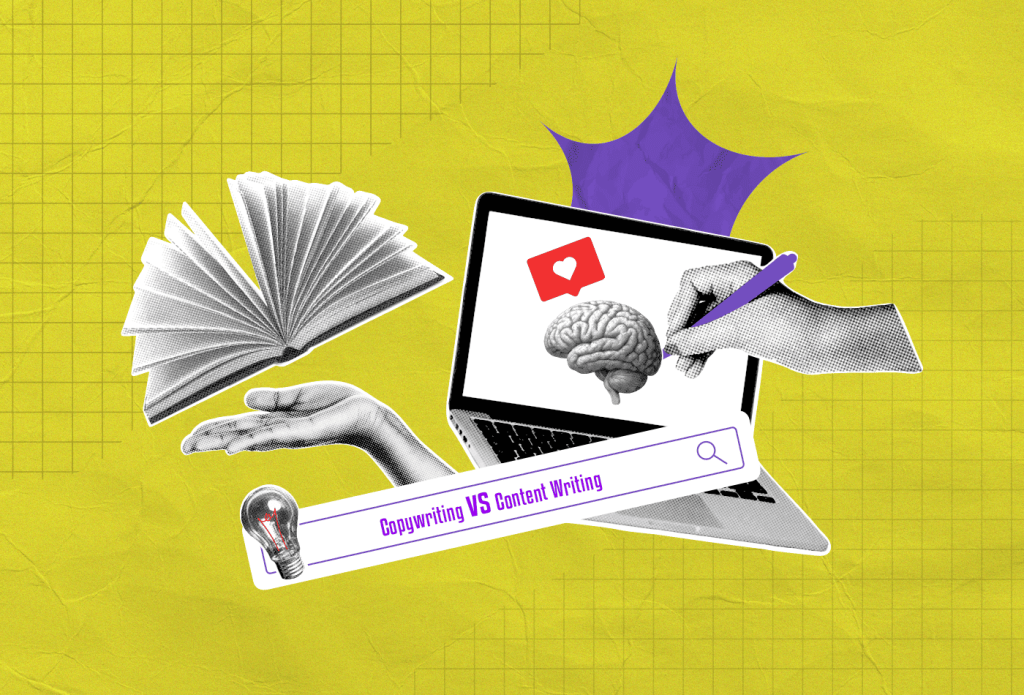 Difference between content writing and copywriting